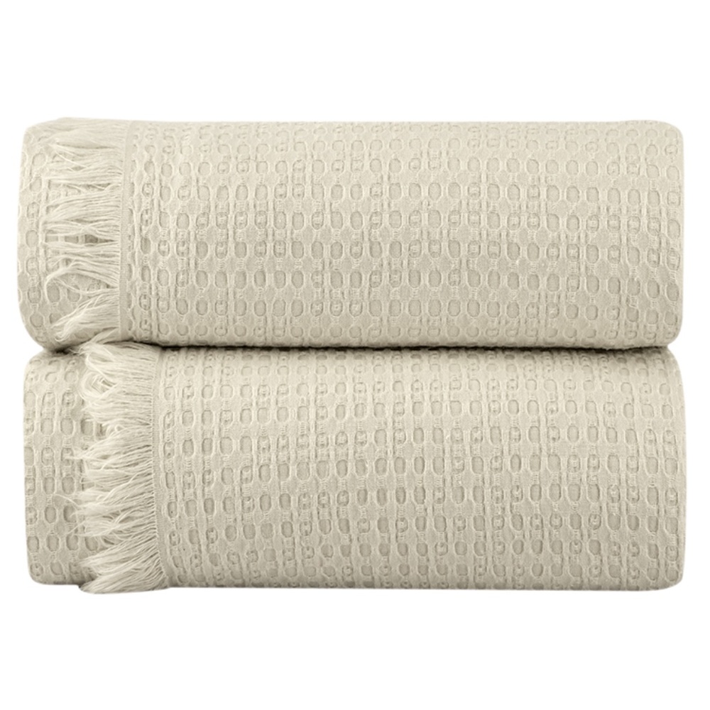 Suvi NYC Waffle Throw Blanket, Organic Turkish Cotton, Lightweight Super Soft - Picture 7 of 12
